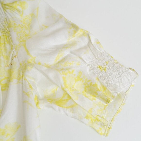 ✨ All Saints Mini Dress Demi Marama Citrus Yellow - Picture 9 of 13